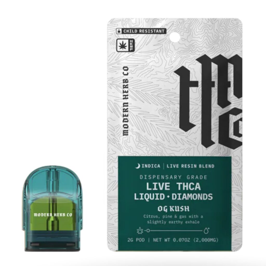 Modern Herb Co THCa Live Resin Liquid Diamonds Pod 2g