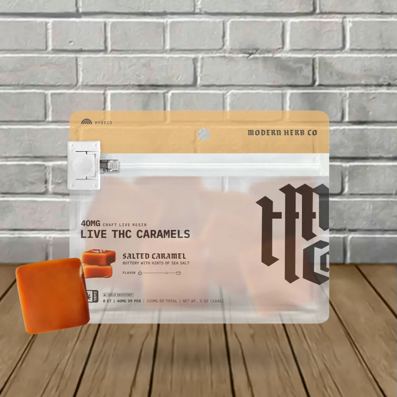 Modern Herb Co Live THC Caramels 8ct