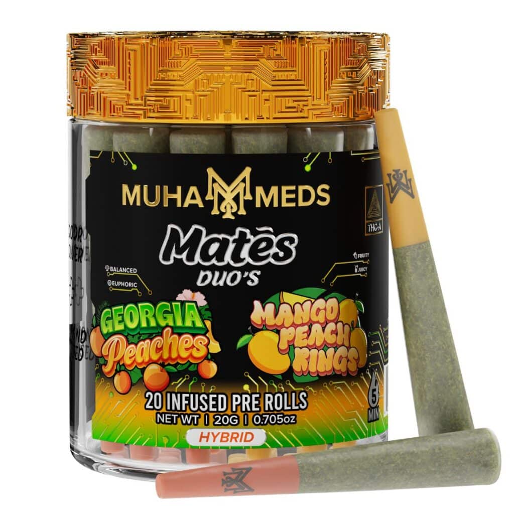 Muha Meds Mates DUO’S THCa Prerolls 20g 20ct Best Sales Price - Pre Rolls
