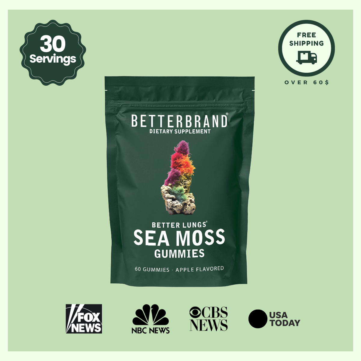 BetterLungs® Sea Moss Gummies