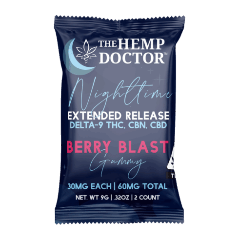 The Hemp Doctor 30mg D9|CBD|CBN Extended-Release Nighttime Gummies