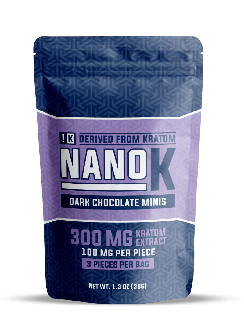 Nano K Kratom Extract Dark Chocolate Minis (3ct Bag)