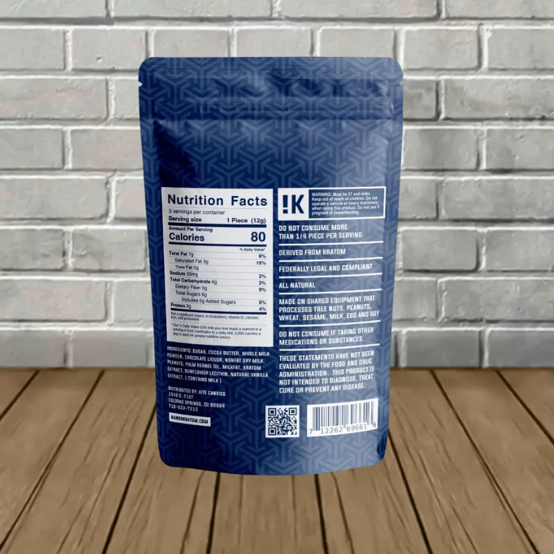 Nano K Kratom Extract Peanut Butter Nuggets Best Price