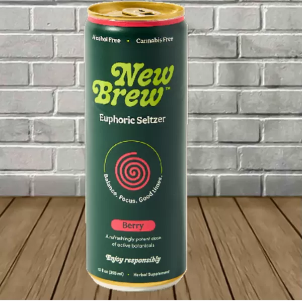 New Brew Kratom + Kava Botanical Seltzer 12fl oz Best Price