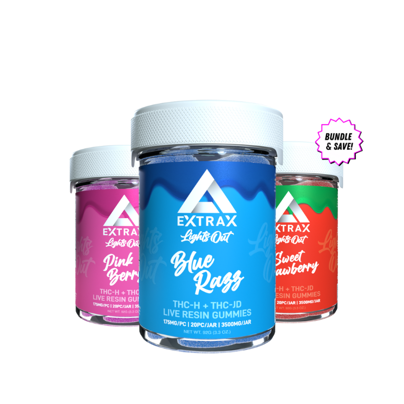 THCh + THCjd Gummy Bundle | Lights Out