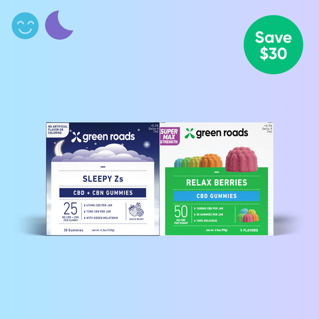 Green Roads Relax and Restore Bundle