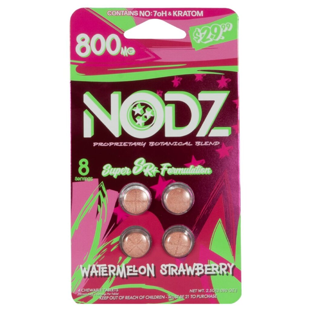 Nodz 800mg Botanical Blend Tablets 4pk