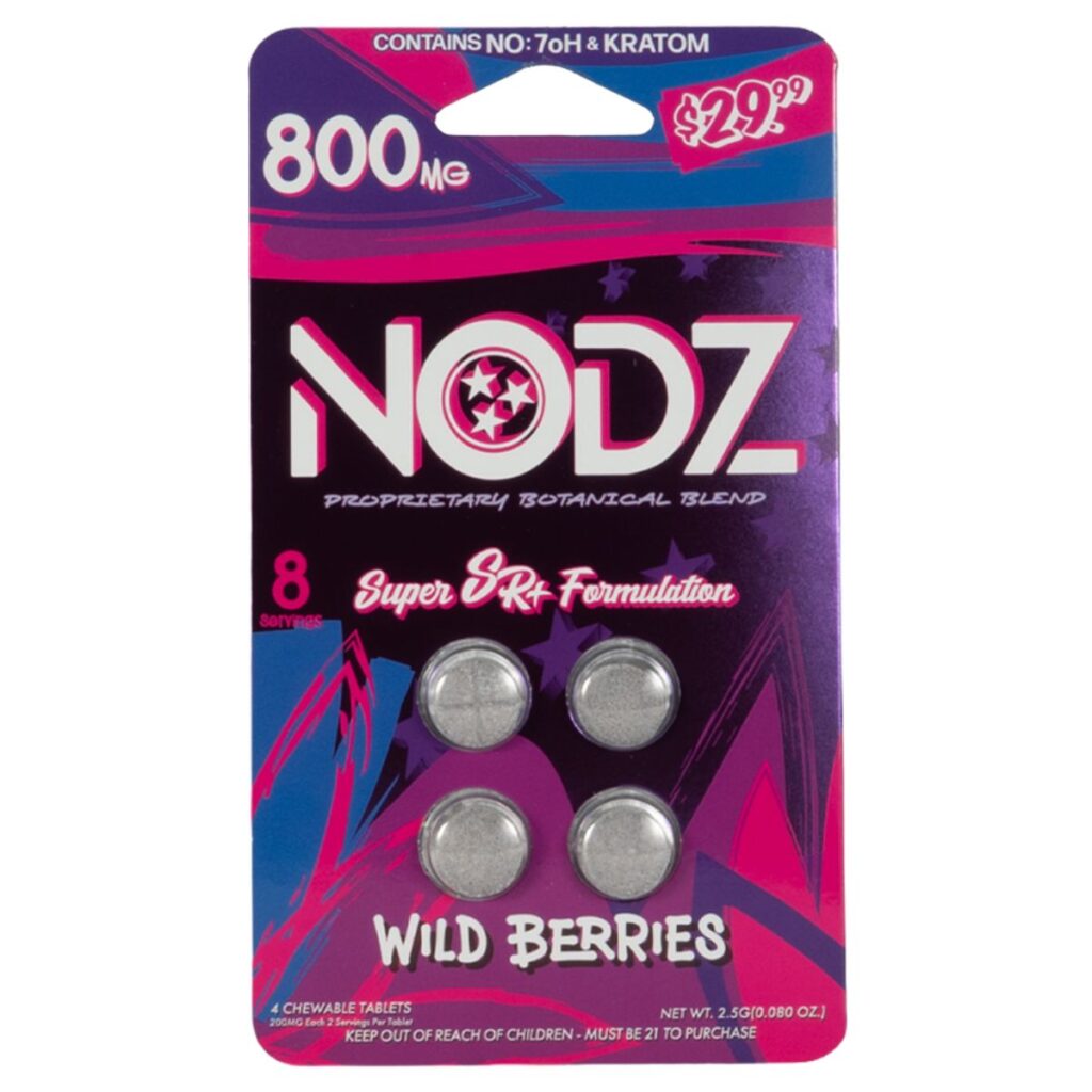 Nodz 800mg Botanical Blend Tablets 4pk