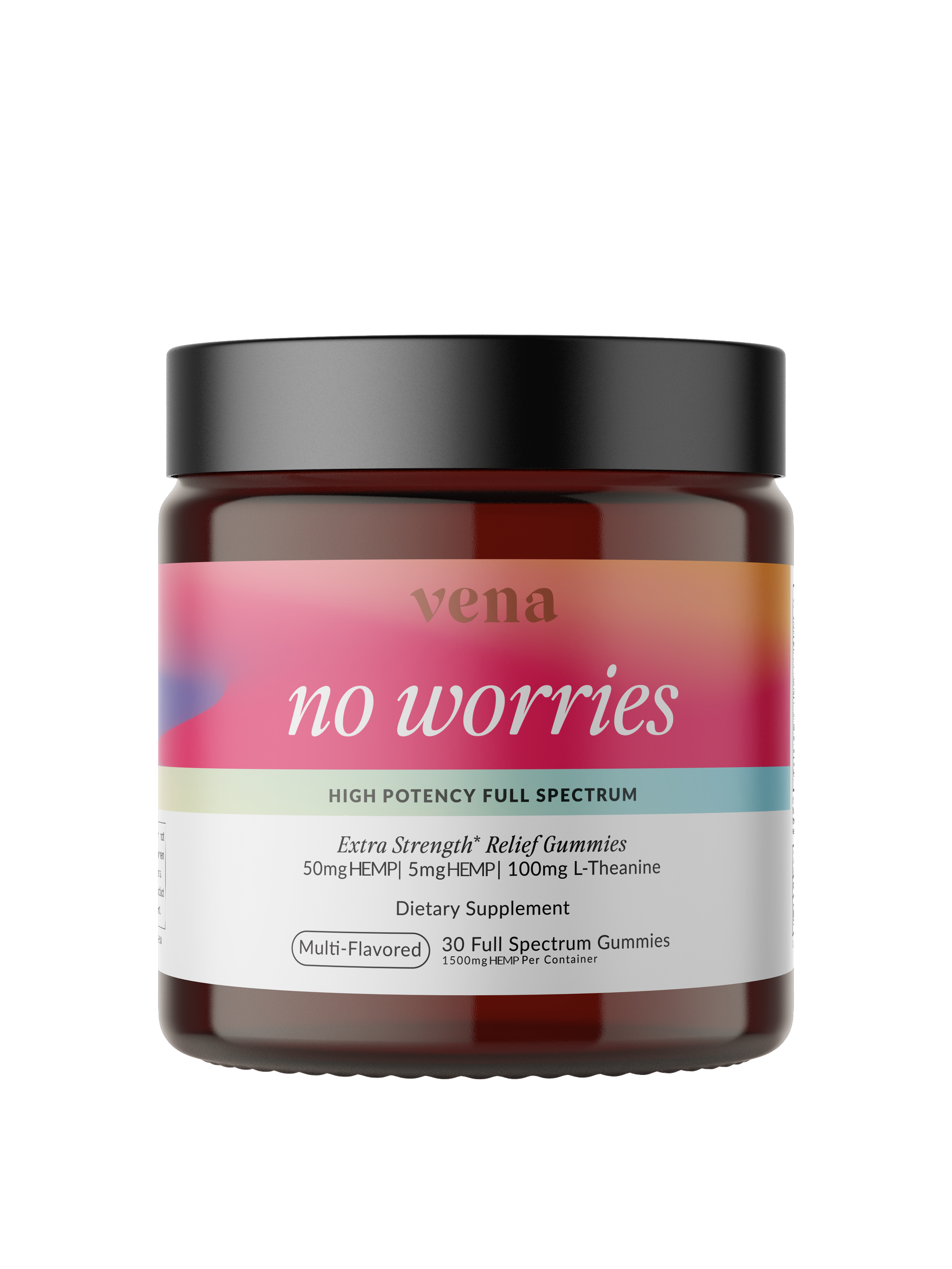 Vena CBD No Worries Extra Strength Relief Hemp Gummies