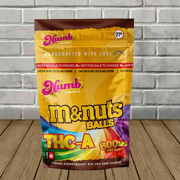 Numb Cannabis Co M&Nuts THCa + THCP Balls 600mg Best Price