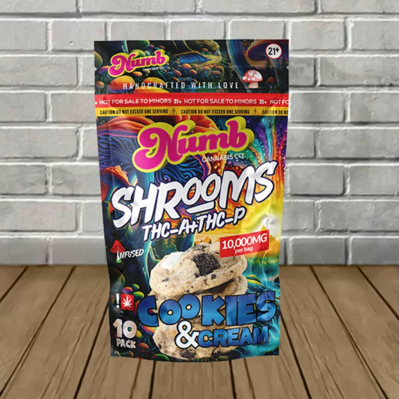 Numb Shrooms THCa | THCp Cookies n Cream 10000mg