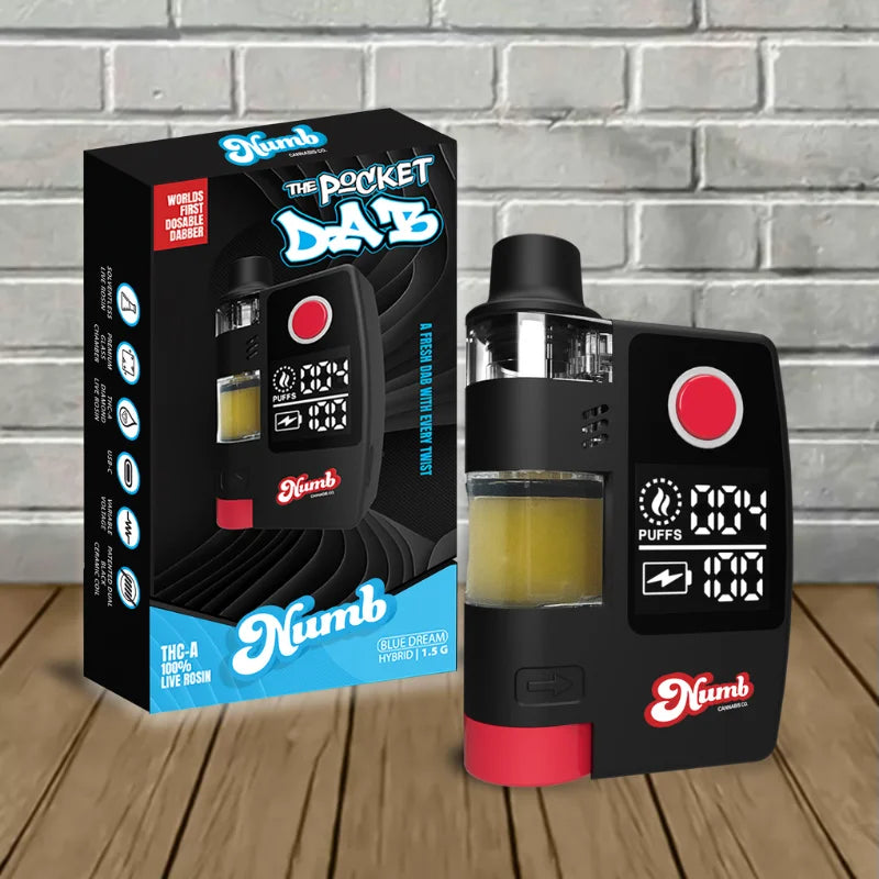 Numb The Pocket Dab THC-A Live Rosin Disposable 1.5g