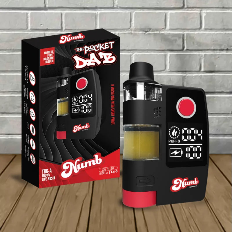 Numb The Pocket Dab THC-A Live Rosin Disposable 1.5g