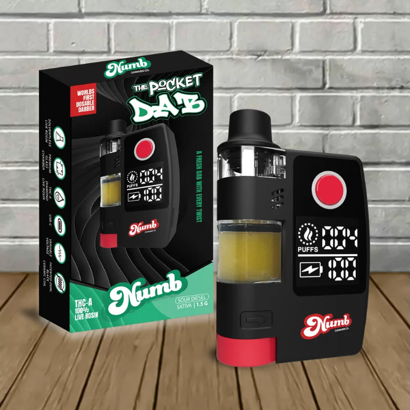 Numb The Pocket Dab THC-A Live Rosin Disposable 1.5g