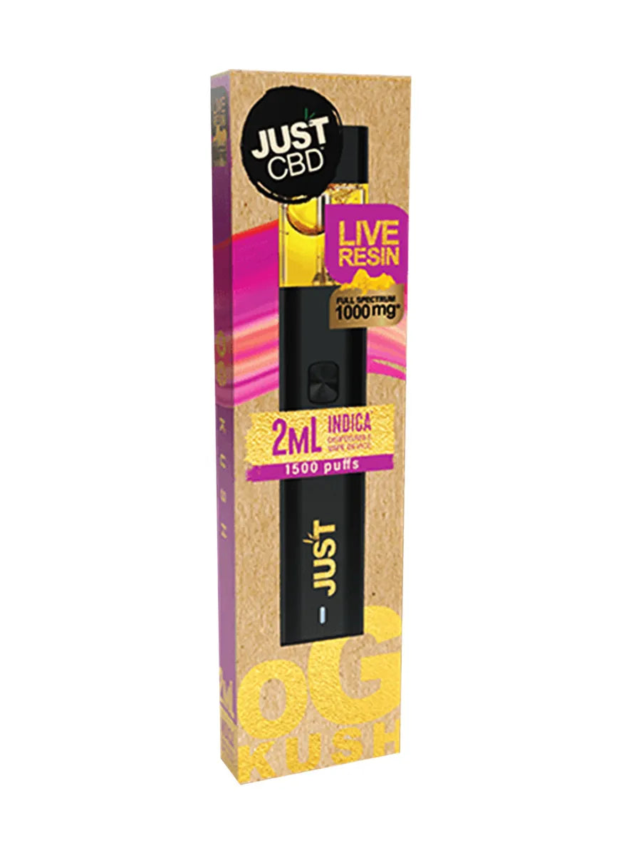 OG Kush Just CBD Live Resin Disposable Full Spectrum Vape Device 1000mg
