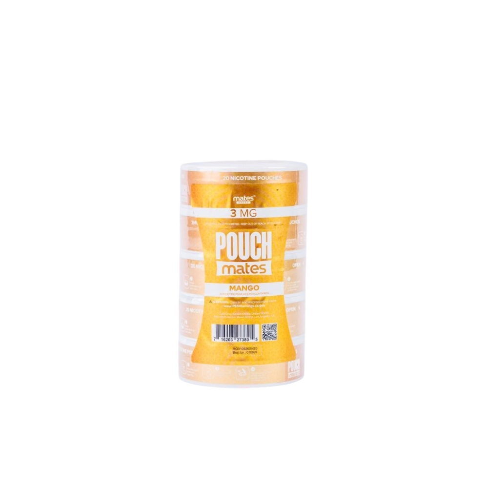 PouchMates (DSPLY 5pc)(Nic Pouch)(20ct Can)