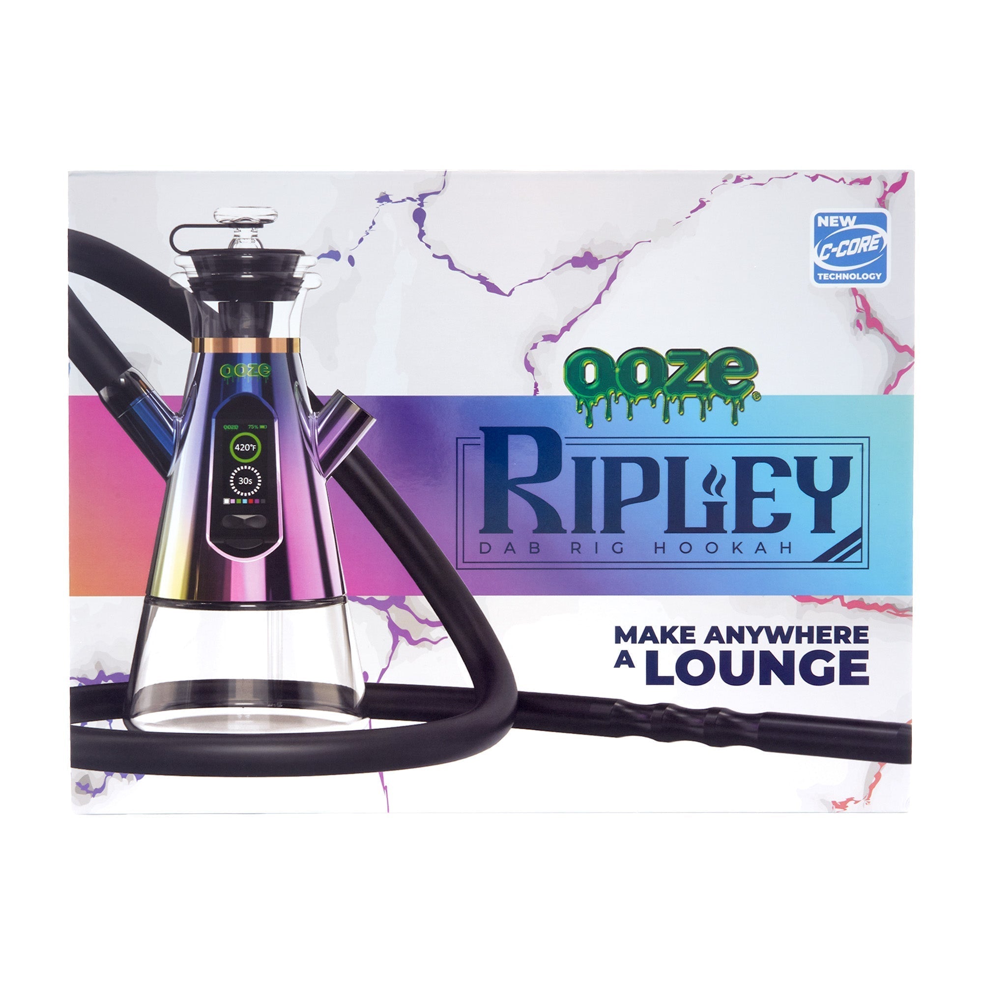 Ooze Ripley Dab Rig Hookah 2400mAh C-Core