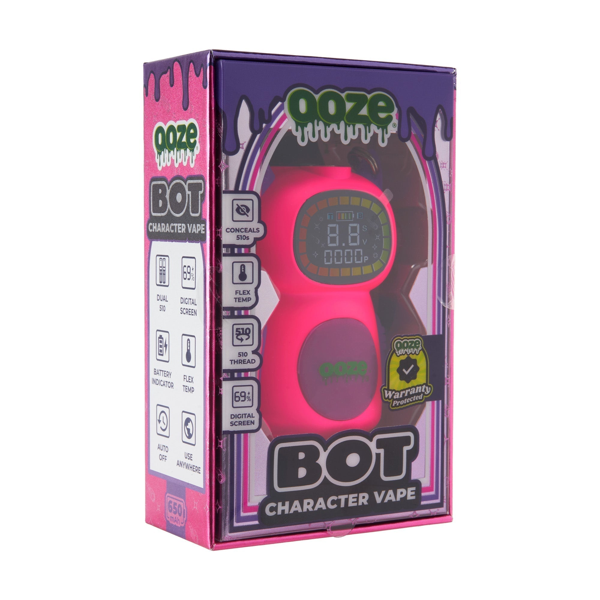 Ooze Bot 650mAh Character Vape Battery