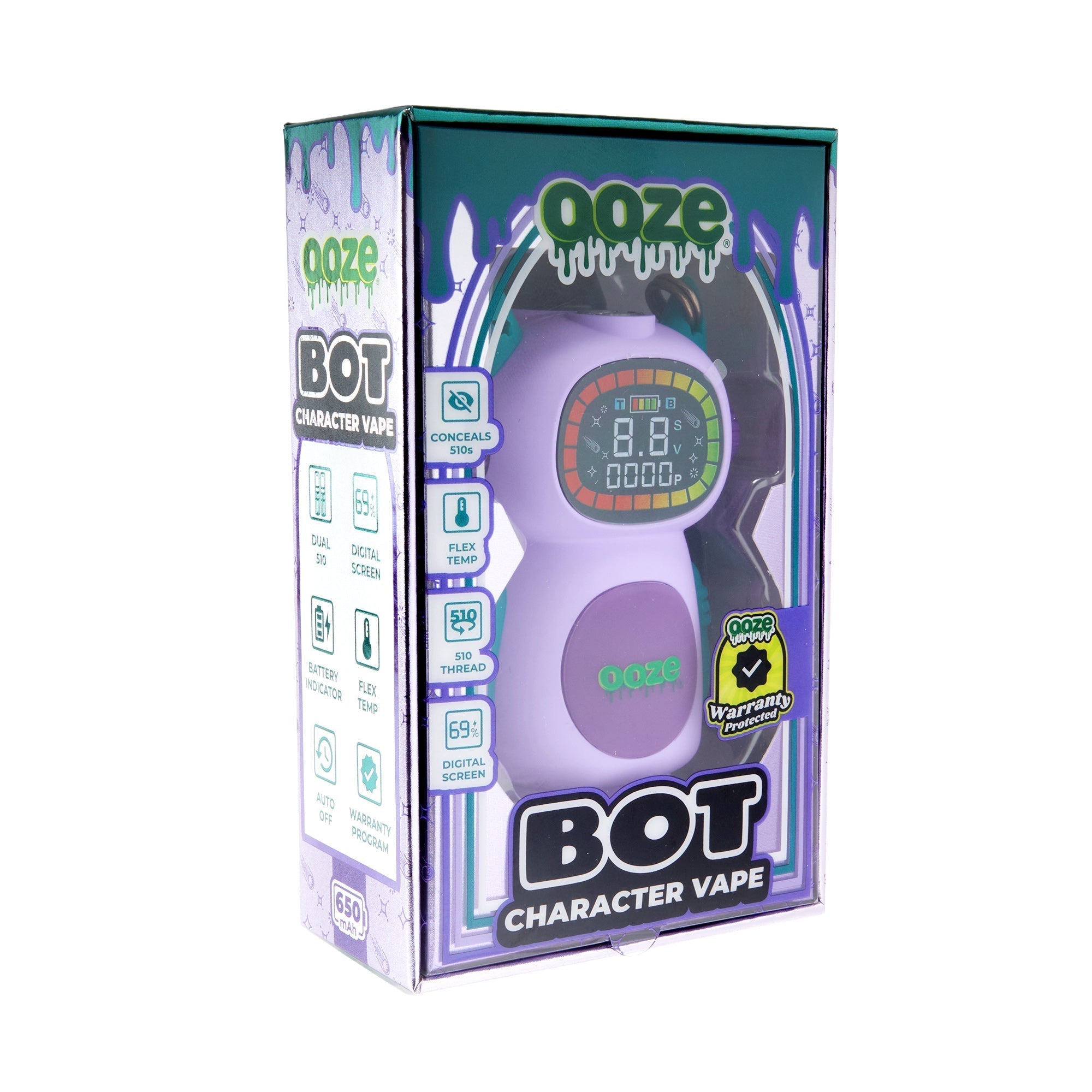 Ooze Bot 650mAh Character Vape Battery