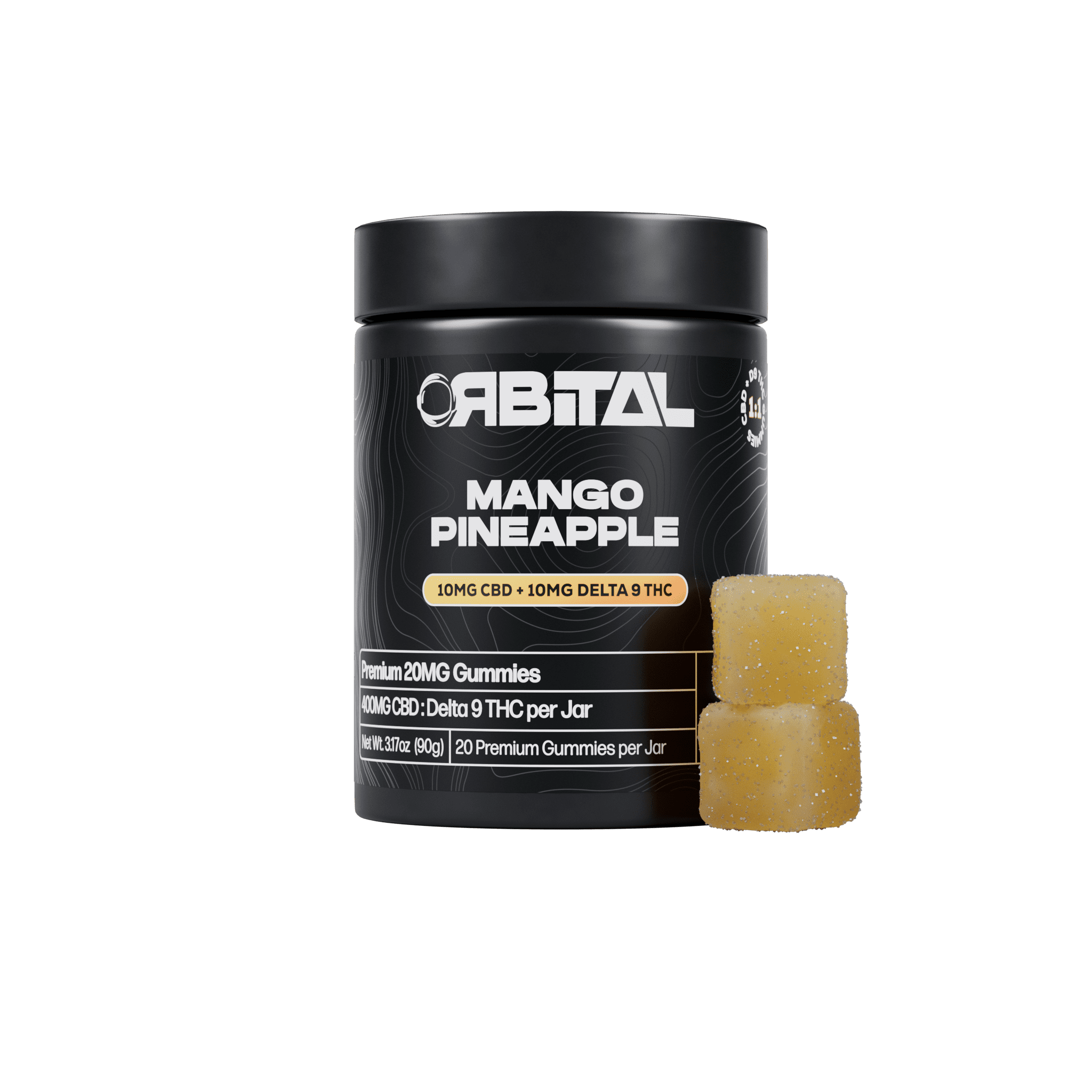 Galaxy Treats Mango PineappleCBD + Delta 9 Gummies Best Price