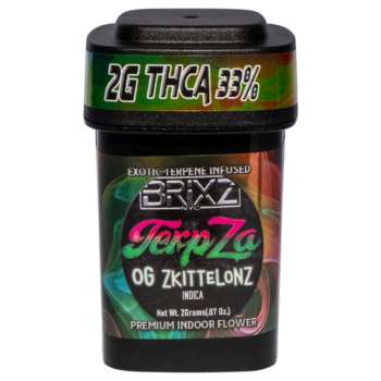 BRIXZ NYC TerpZa 33% THCA Flower – Exotic Flavor Enhanced Indoor Flower 2g Best Price