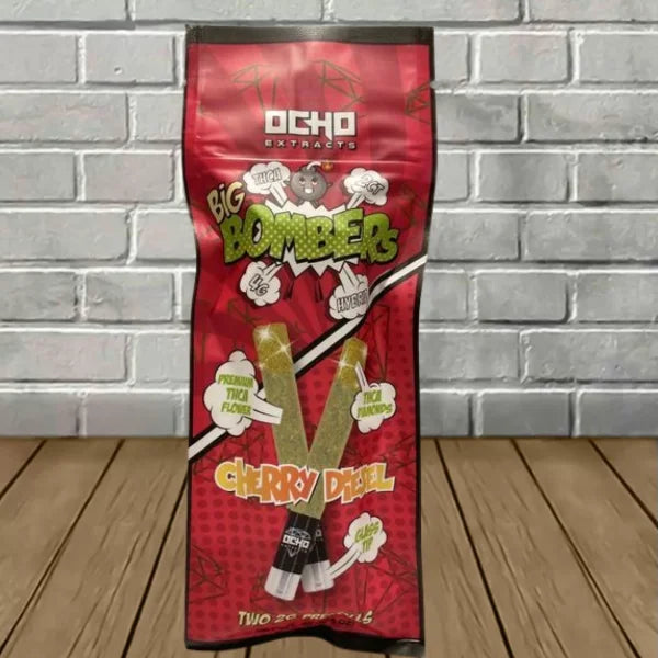 Ocho Extracts Big Bombers THCa Glass-Tip Pre-Rolls 4g Best Price
