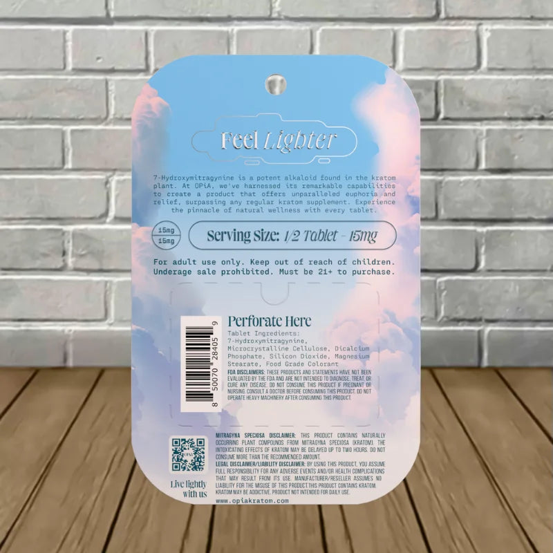 OPiA 7-Hydroxymitragynine High Potency Chewable Tablets 4ct