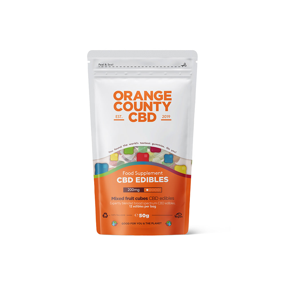 5-Pack | 200mg CBD Gummy Cubes Grab Bags* (Save 80%)