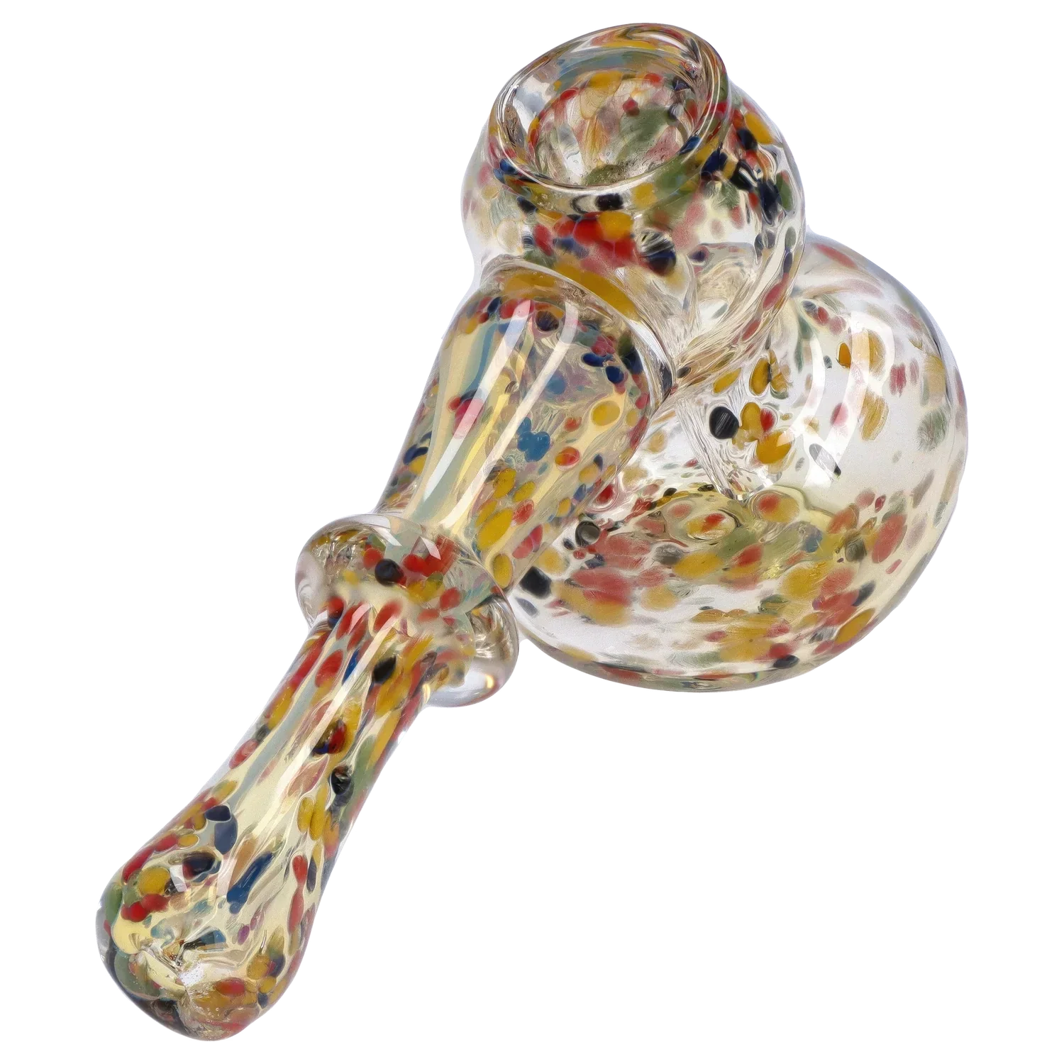 DankStop Rainbow Frit Hammer Bubbler - 5 in.