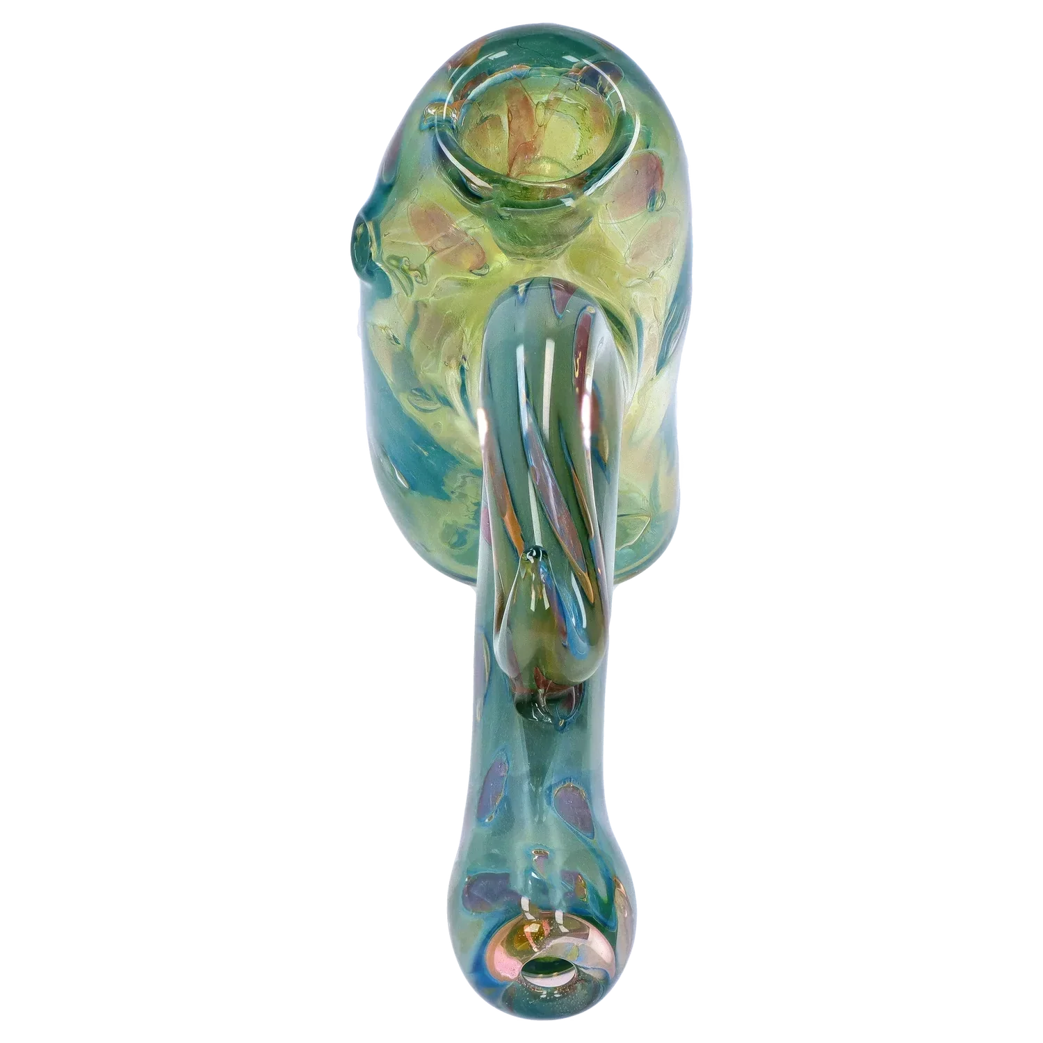 DankStop Gold Fume Bubble Trap Hammer Bubbler - 6 in.