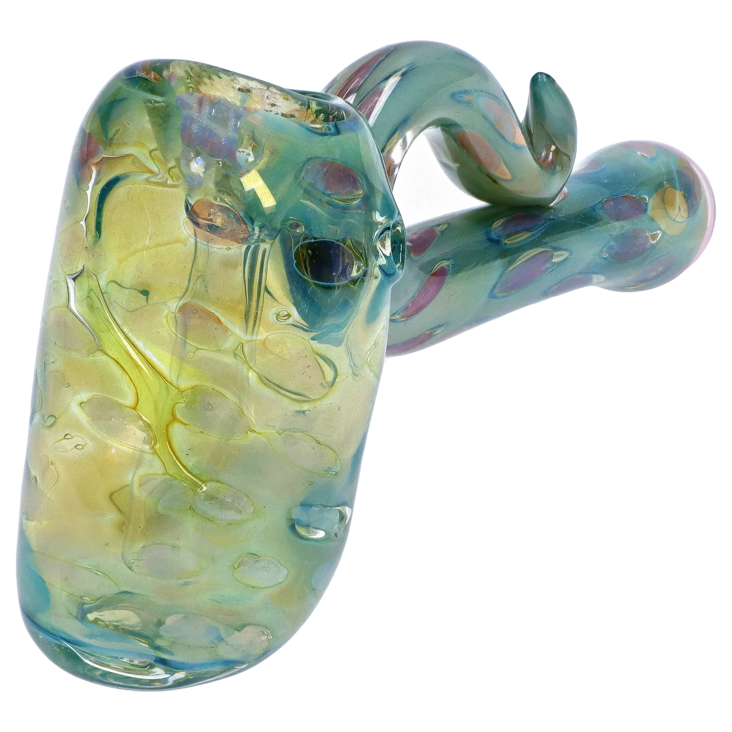 DankStop Gold Fume Bubble Trap Hammer Bubbler - 6 in.