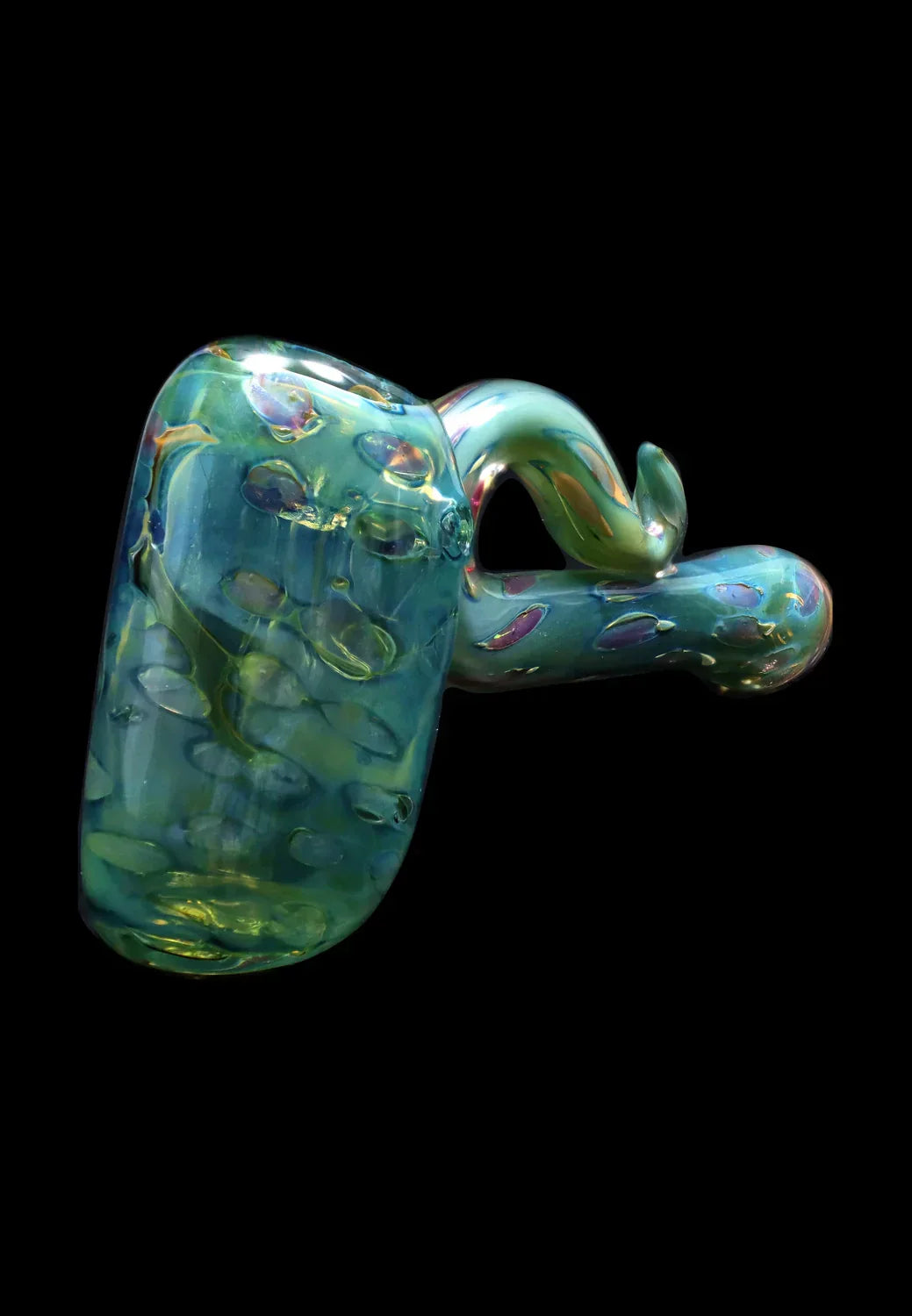Smoke Cartel Gold Fume Bubble Trap Hammer Bubbler - 6 in.