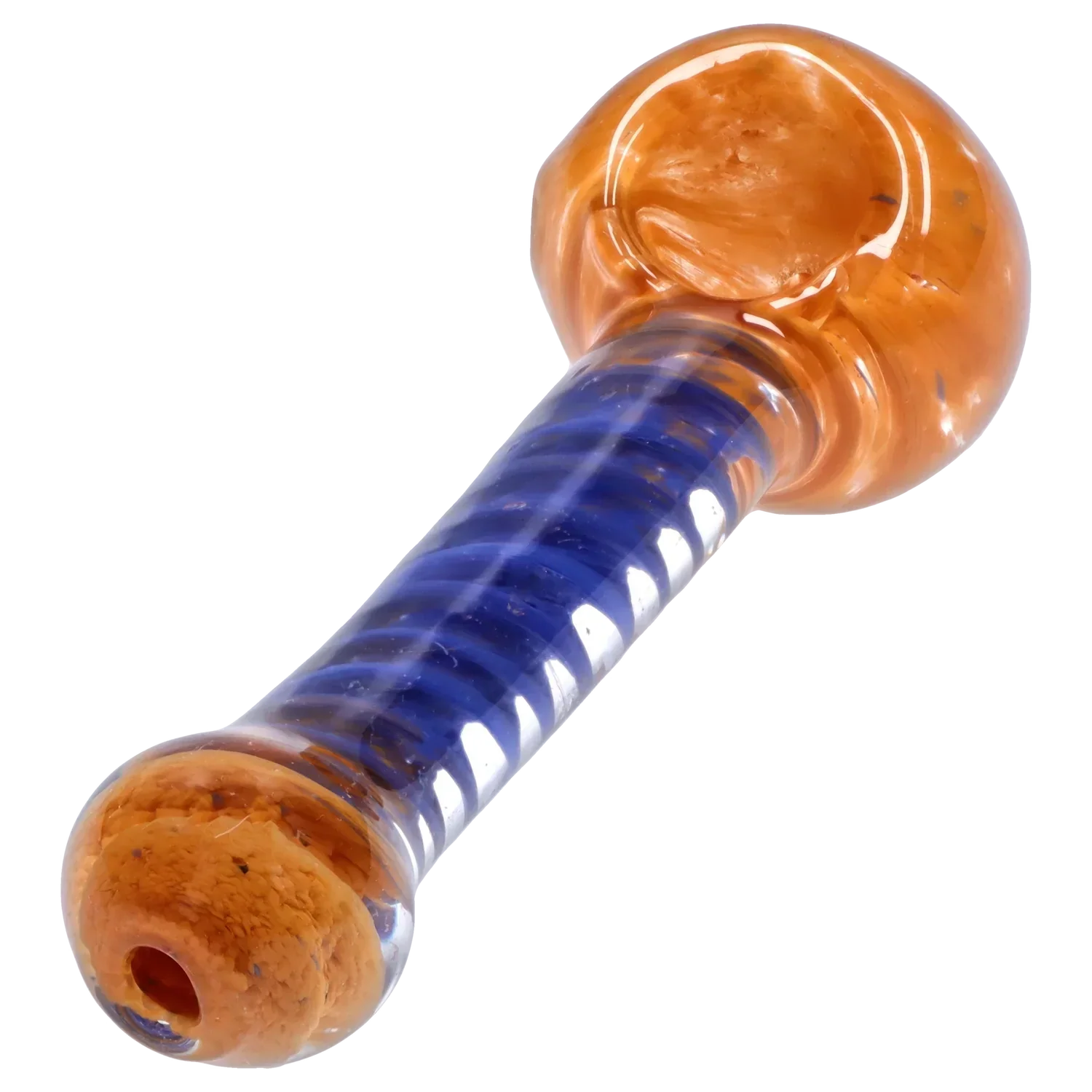 DankStop Frit Spiral Spoon Pipe - 4.5 in.