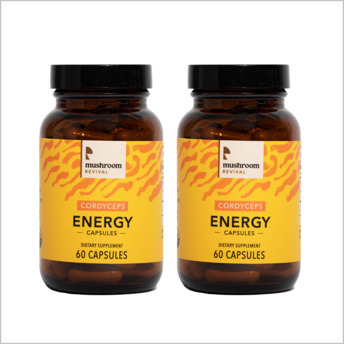 Mushroom Revival Energy Cordyceps Capsules