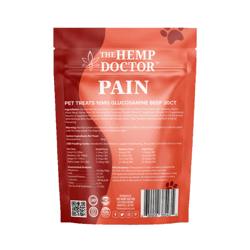 The Hemp Doctor RUGER | 10mg CBD Pet Soft Beef Treats (30ct)