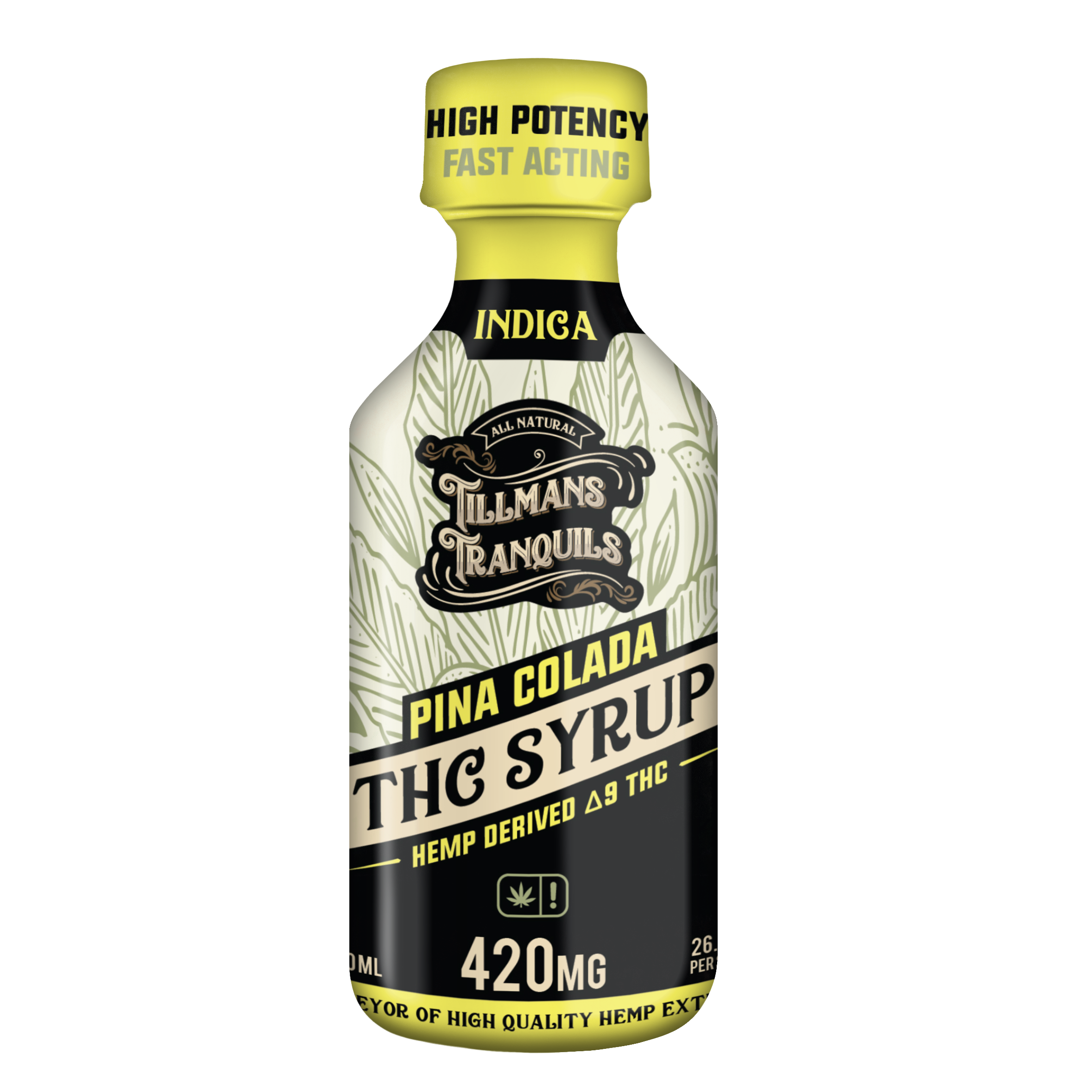 Tillmans Tranquils Piña Colada Delta 9 THC Syrup â€?420mg Best Price