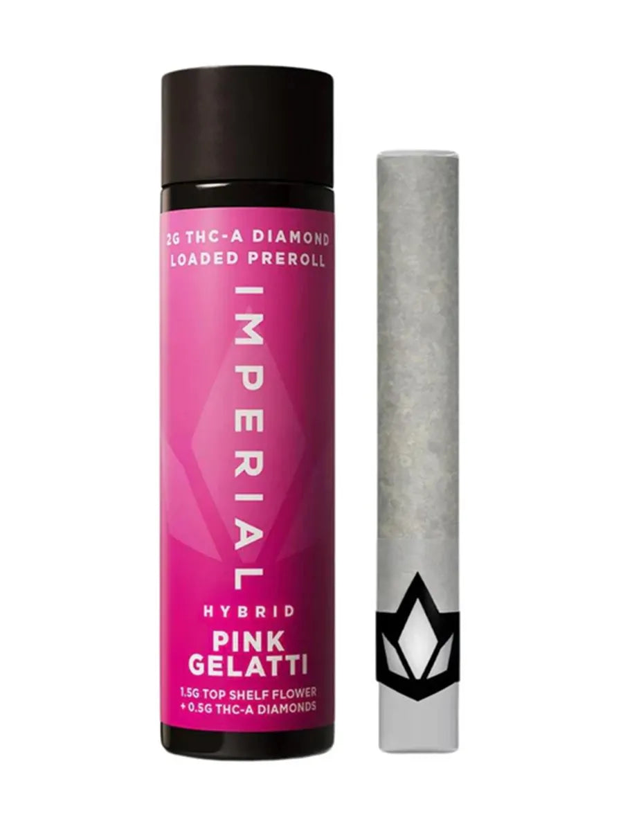 Pink Gelatti Imperial THCA Diamond Loaded Pre-Roll 2G
