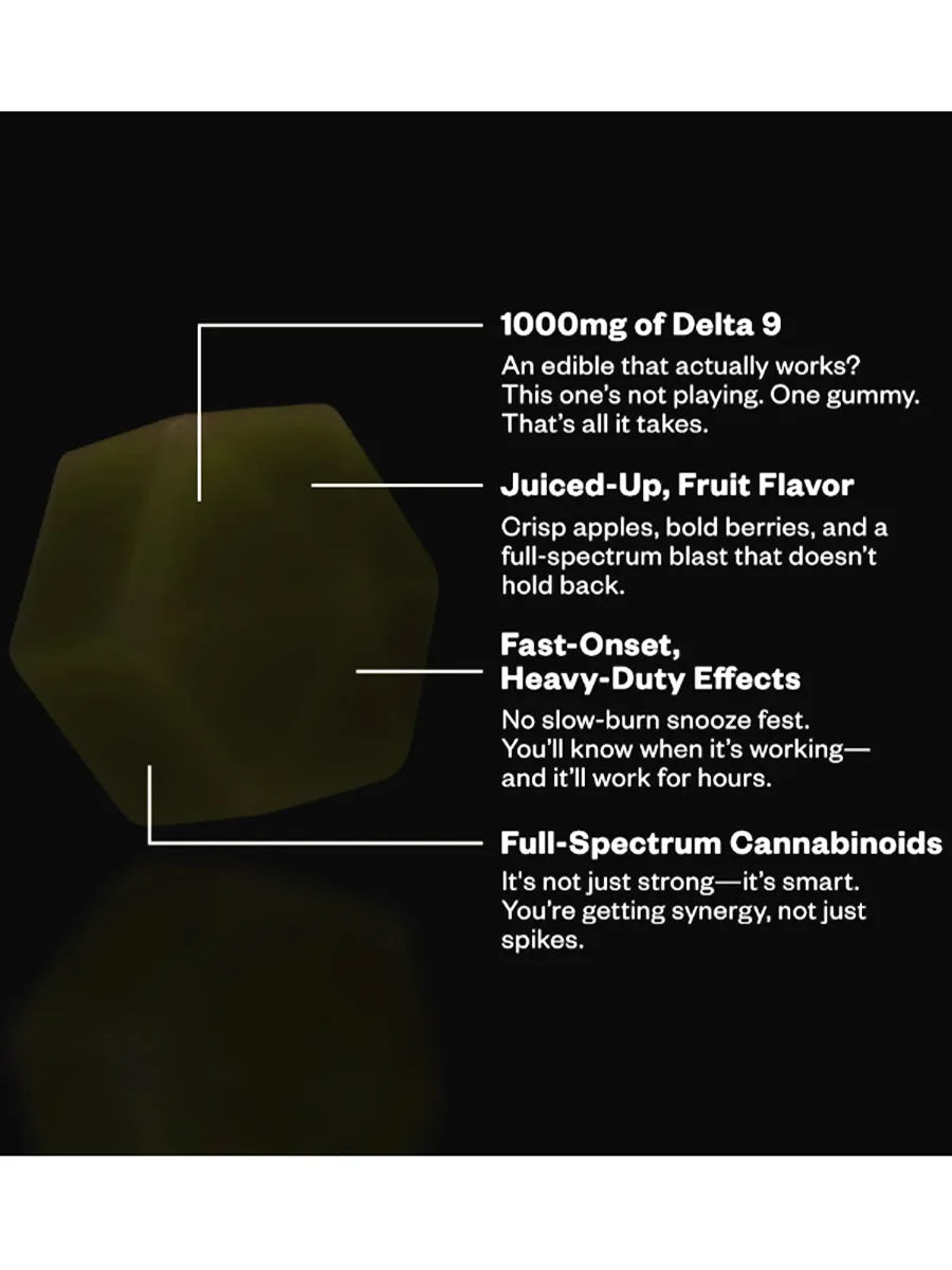 Tropical Passion Munchies D9 Froot Jam Gummies 1000MG 10ct