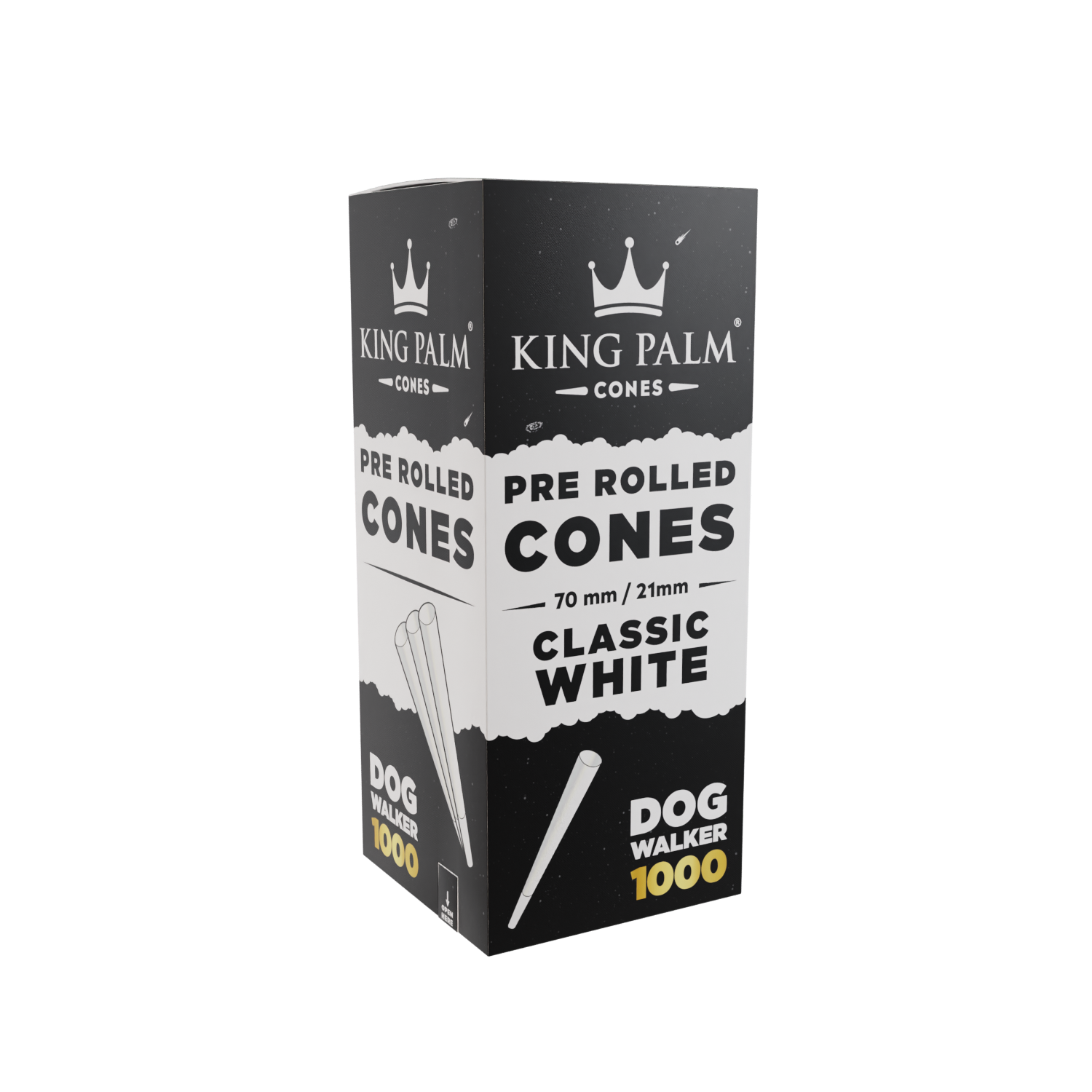 1000 Classic White Paper Cones – Dog Walker King Palm Best Price