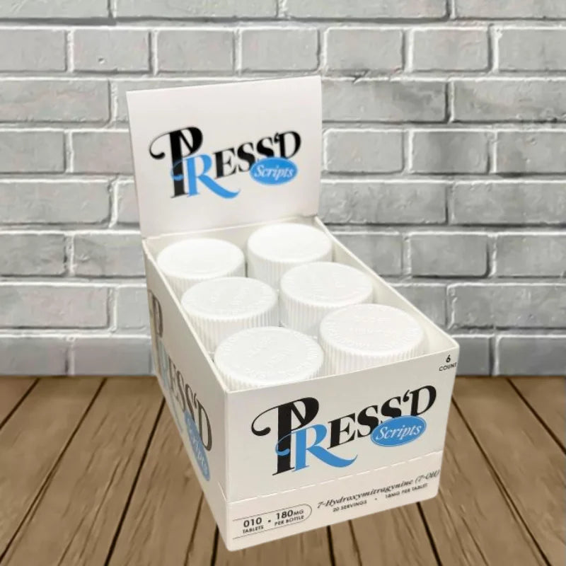 Press’d 7-Hydroxymitragynine Tablets 10ct Bottle Bulk DEAL