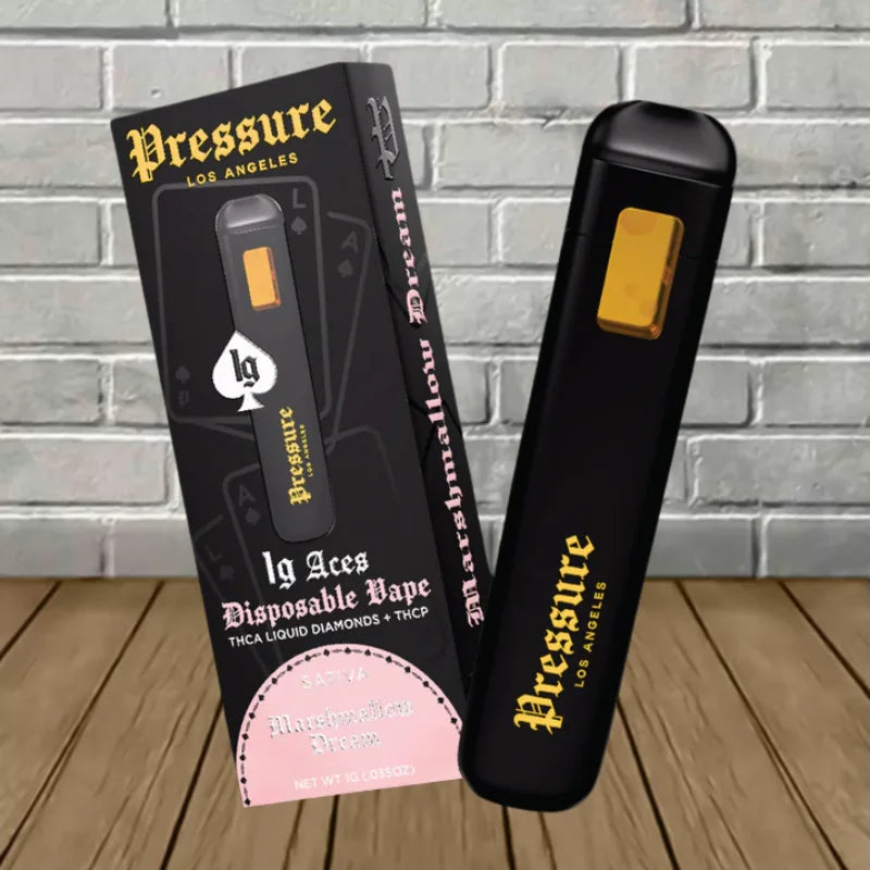 Pressure LA Aces THCa Liquid Diamonds + THCp Disposable 1g