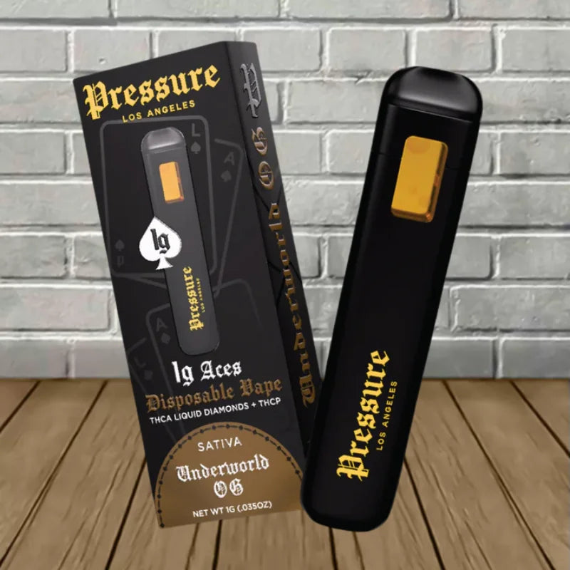 Pressure LA Aces THCa Liquid Diamonds + THCp Disposable 1g