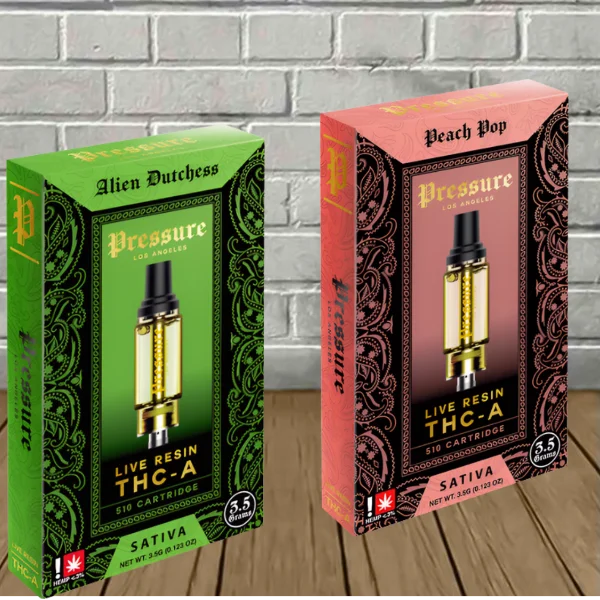 Pressure LA Live Resin THCa Vape Cartridge 3.5g Best Price