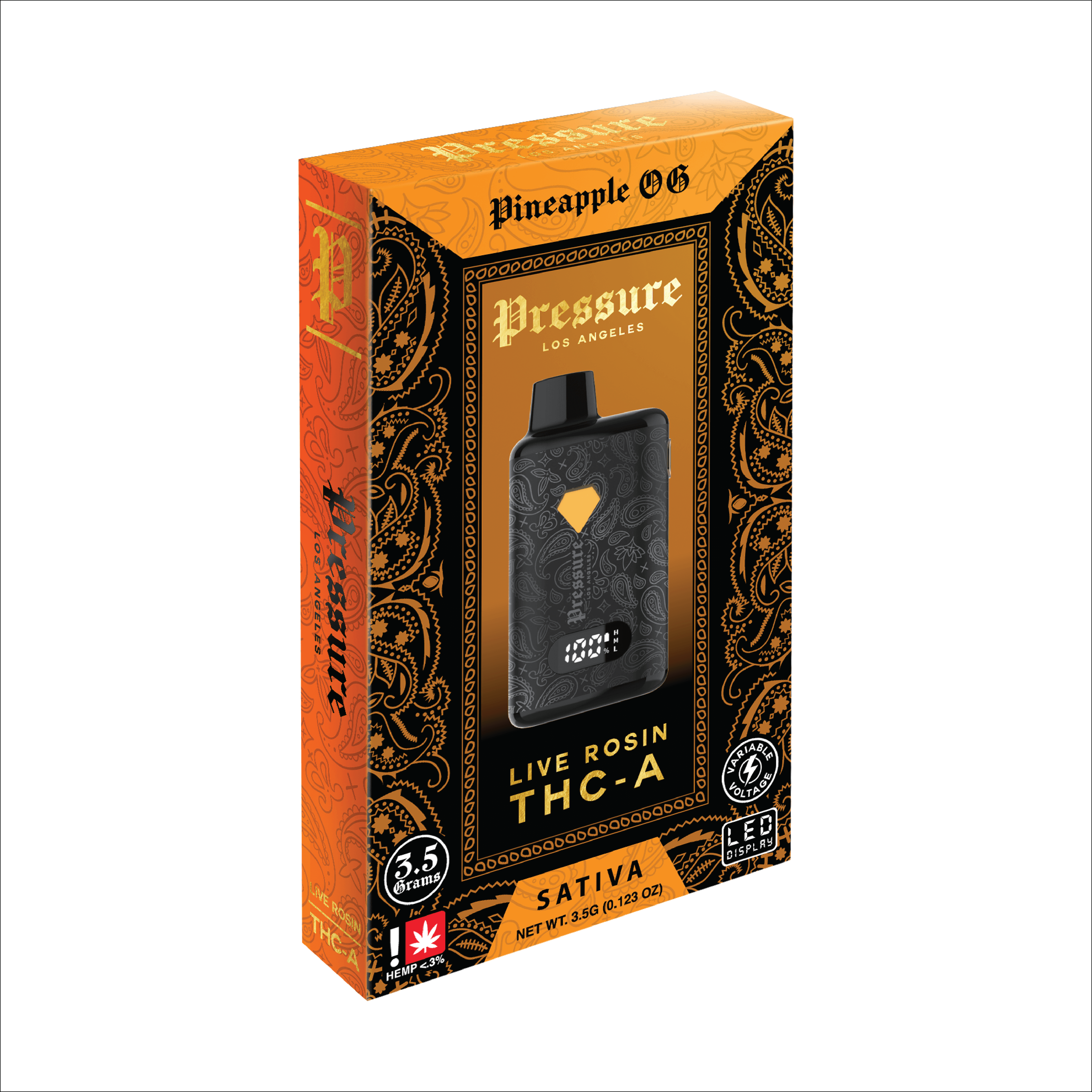 3.5 Gram THCA Disposable Vape (Limited Run) – Pressure