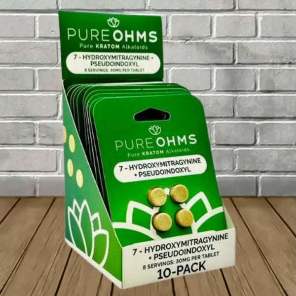 Pure Ohms 7-OH + Pseudo Chewable Extract Tablets Full Case 10ct Best Price