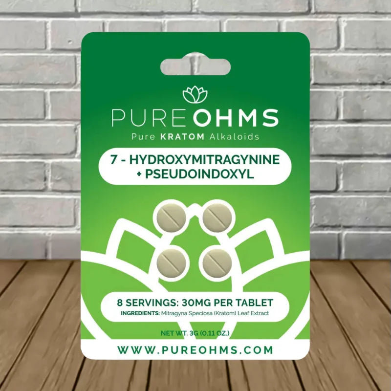 Pure Ohms 7-OH + Pseudo Chewable Extract Tablets Full Case 10ct Best Price