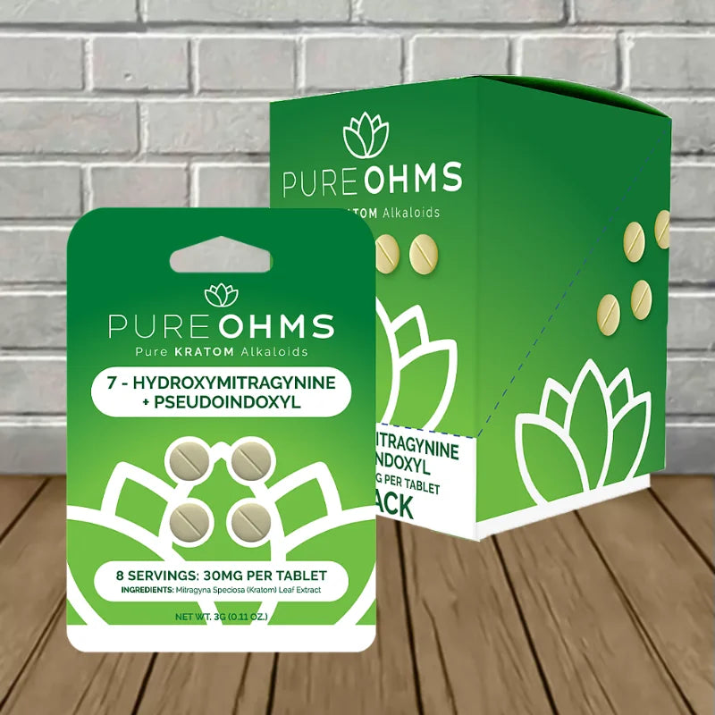 Pure Ohms 7-OH + Pseudo Chewable Extract Tablets Full Case 10ct Best Price