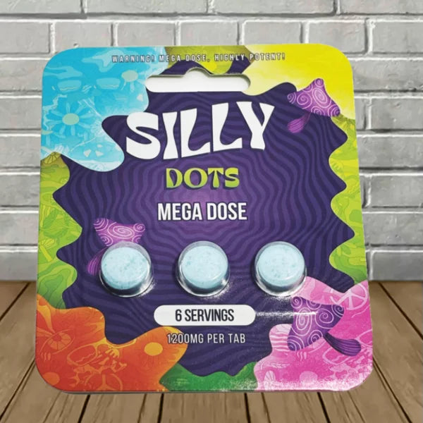 Purple Silly Dots Mega Dose Mushroom Tablets 1200mg Best Price