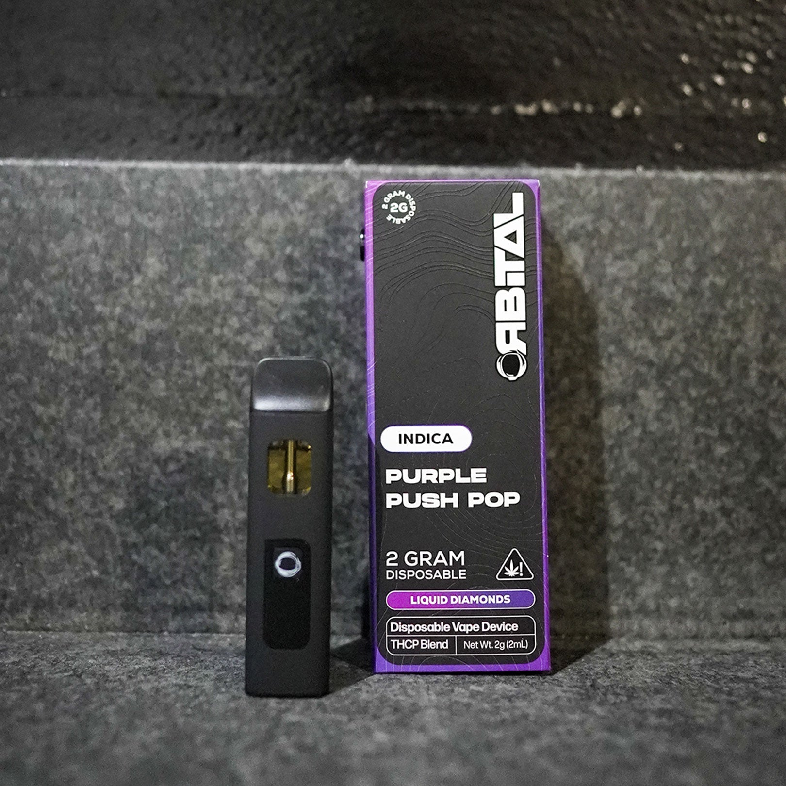 Galaxy Treats Purple Push Pop - Orbital 2G THCP Disposable