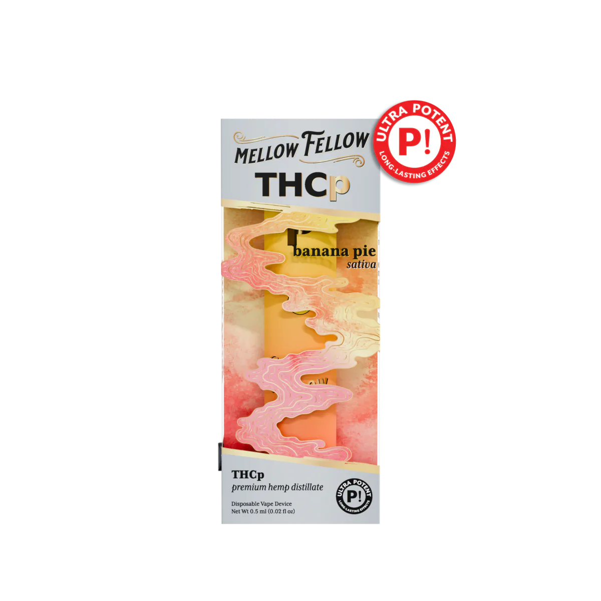 Mellow Fellow THCp 0.5g Disposable Vape - Banana Pie (Sativa) Best Price